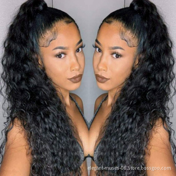 Wholesale Long Wavy Pony tail Hair afro kinky curly Drawstring Ponytails Clip in Hairpiece Ponytail for Black women